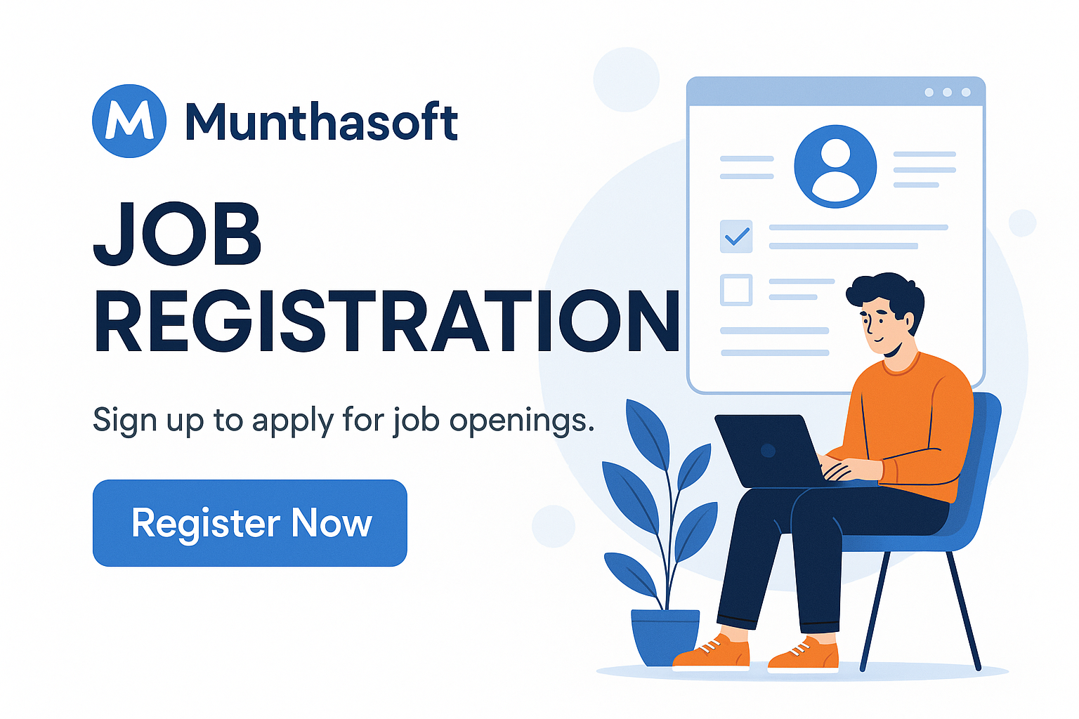 Munthasoft Job Registration