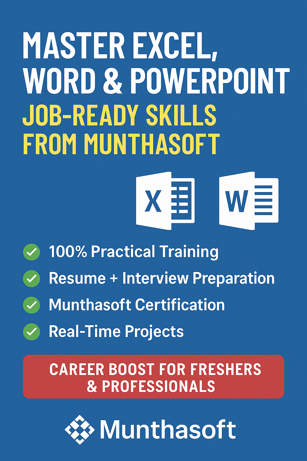 Advanced MS Office Training in Hyderabad